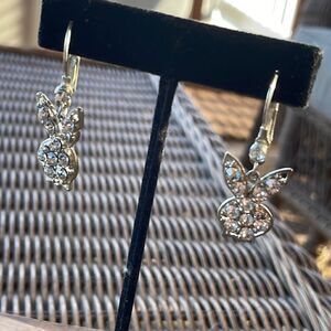 Playboy Bunny Rhinestone Dangles